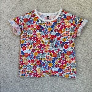 Tea Collection Multicolor Floral Kids Tee